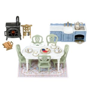 Riverside Roof Dining Collection - Manor Room Elegant Red