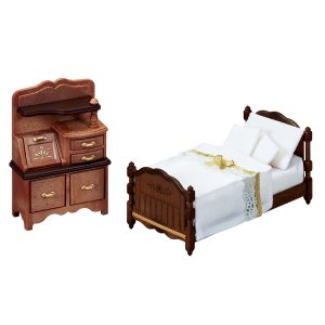 Bed Chest Set Brown Classic Edition